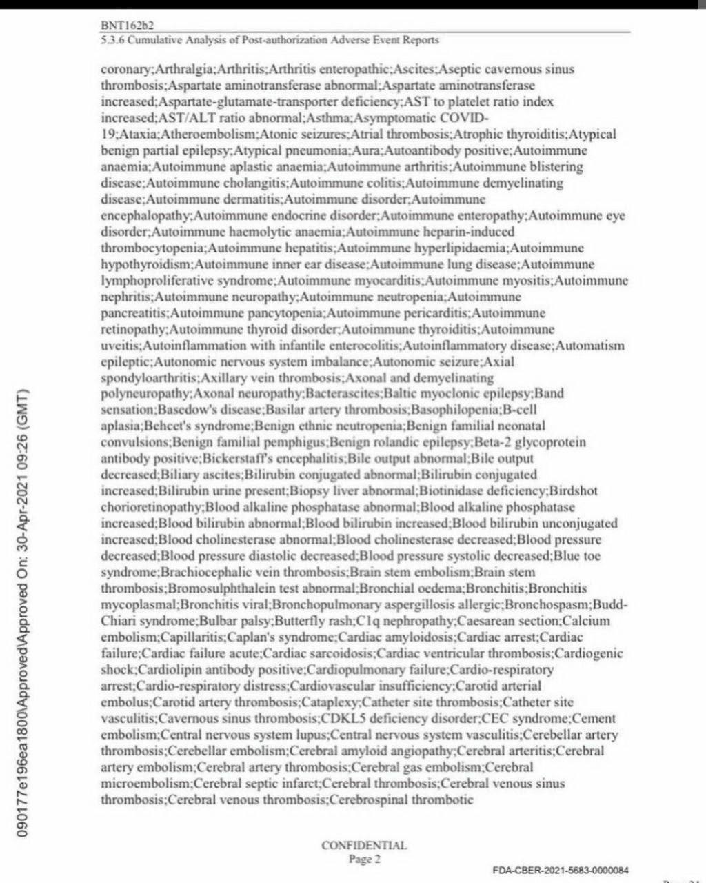 Pfizer-Dokument 01b Text, offiziell S.31