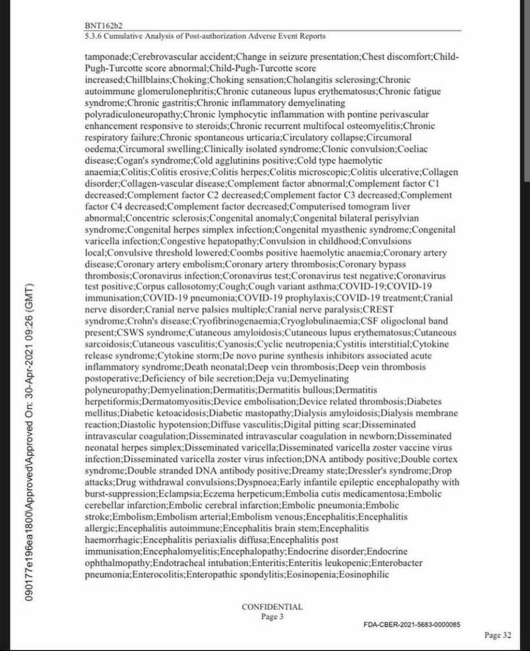 Pfizer-Dokument 03, offiziell S.32