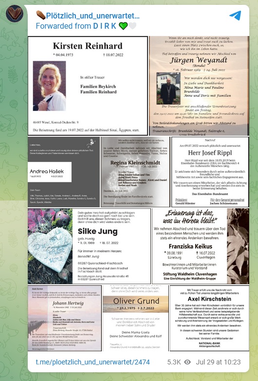 SCHLANGENGIFTimpfmorde im 4R 29.7.2022:
                            Traueranzeigen aus Juli 2022 02