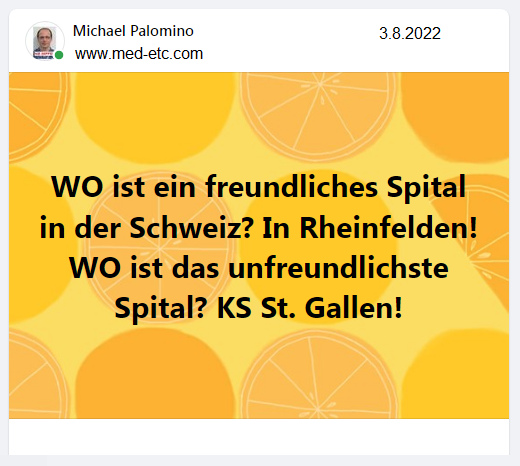 Spitaldesaster mit Betrug ganze
                    Schweiz 3.8.2022: WO ist die Liste mit freundlichen
                    Spit�lern?