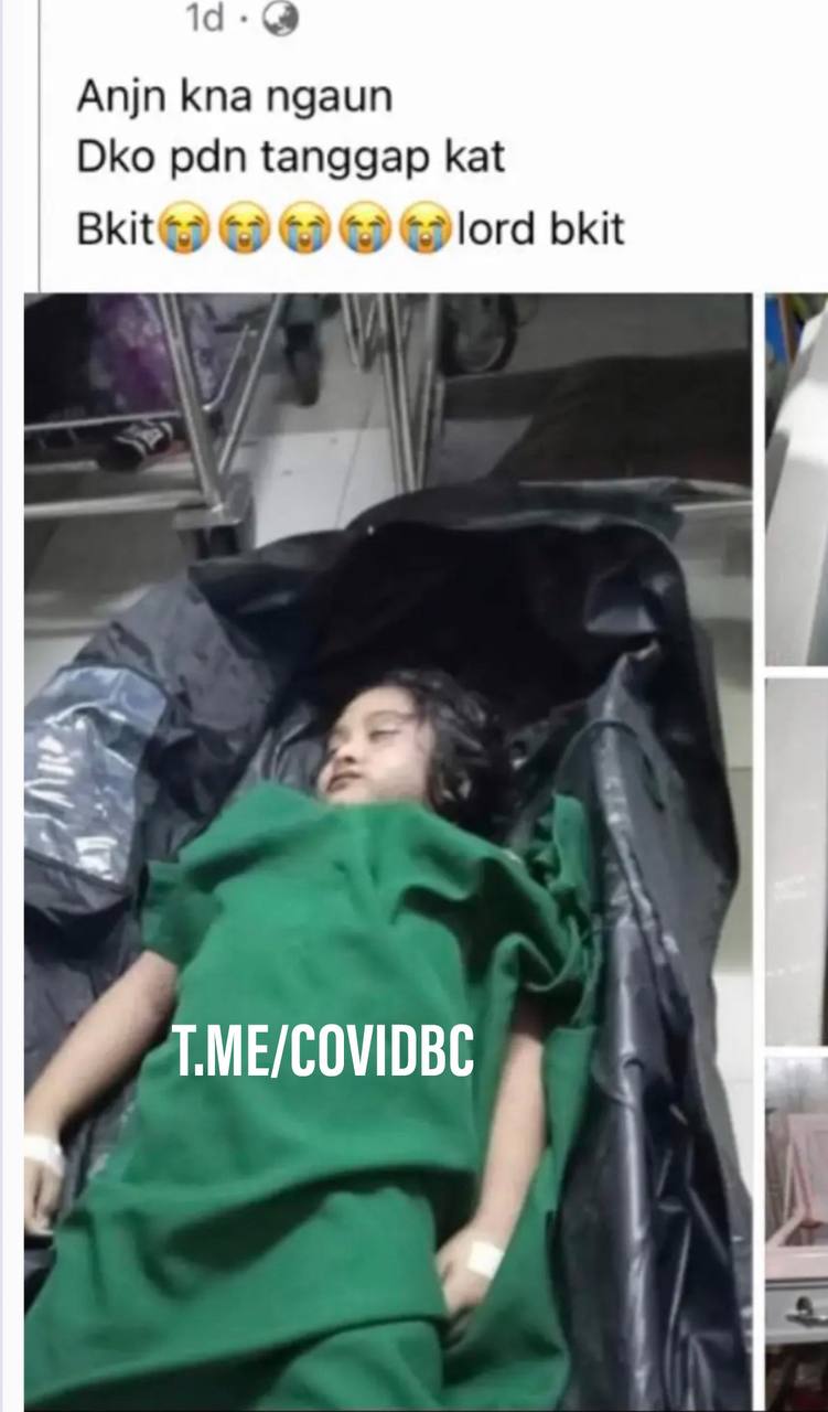 Philippinen: Mädchen (8) gegen
"Corona" geimpft, stirbt Tage danach
am 10.Sep.2022, tot Philippinen: Mädchen
(8) gegen "Corona" geimpft, stirbt
Tage danach am 10.Sep.2022, tot