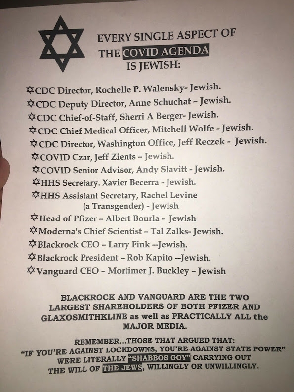 Kriminelle j�dische Mafia
                                  23.10.2022:
                                  CDC+HHS+Pfizer+Moderna+Blackrock+Vanguard