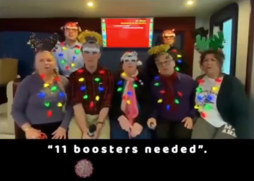 Video: Widerstand Kanada 19.12.2022:
                              �rzte-Song gg "Coronawahn" -
                              doctors w song ag "Corona
                              madness" (57'')