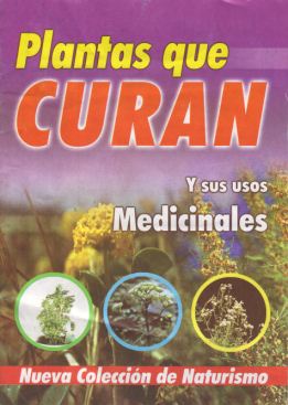 Titelblatt von "Plantas que
                                curan" ("Heilpflanzen")
                                des Chirre-Verlags, Lima