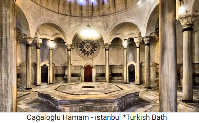 Bao turco en Istanbul,
                    sala grande