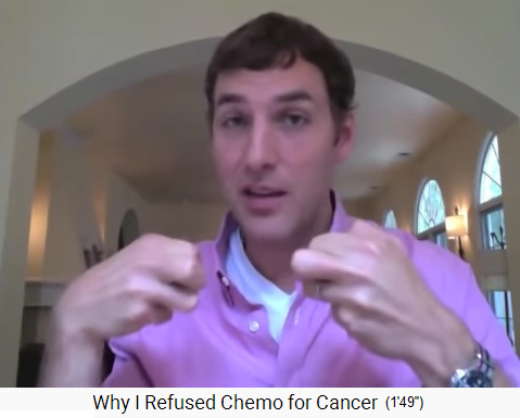 Chris zeigt verst�mmelte
                                      H�nde durch Chemotherapie