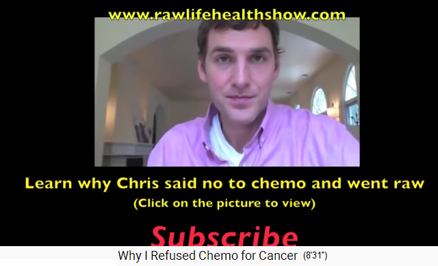 Chris
                          against chemotherapy, which provokes lifelong
                          damage + deaths