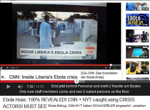 Liberia hoax:
                            staff members come only now and see two
                            naked persons on the ground