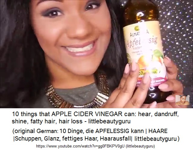 Organic apple cider vinegar is
                healing the sculp, the hair, and even hair loss is
                disappearing