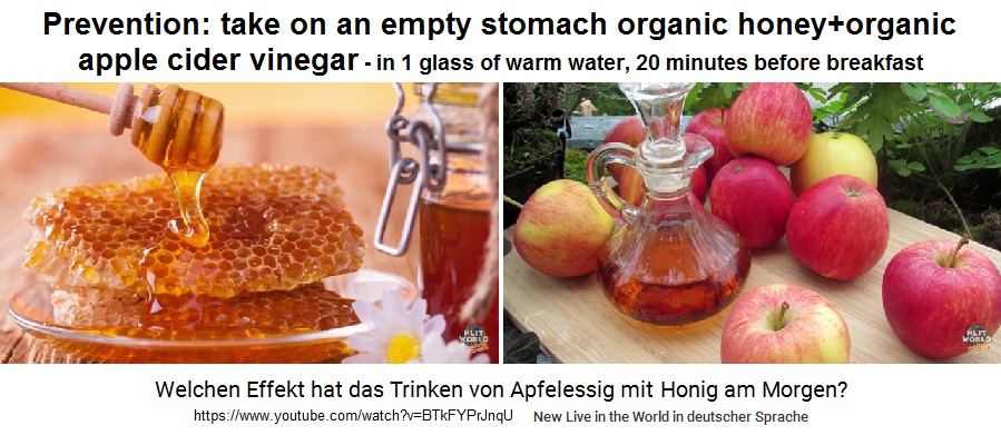 Best prevention: organic honey
                with organic apple cider vinegar mixed in a glass of
                warm water being taken on an empty stomach in the
                morning