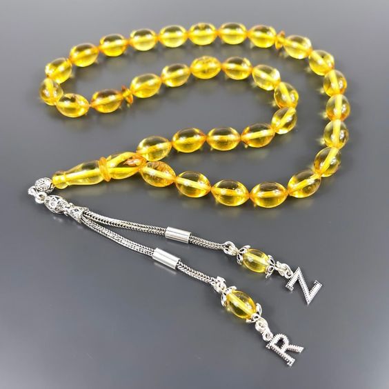 Collar de �mbar 04 en amarillo de Lituania