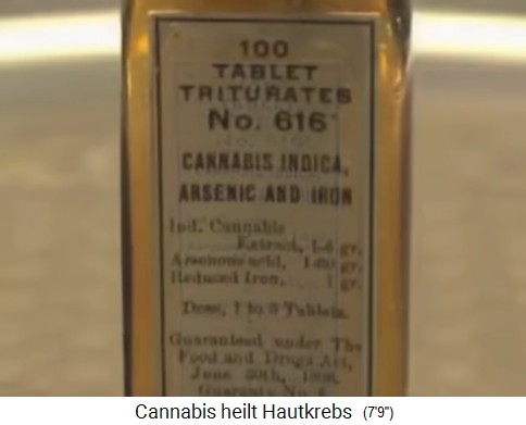 Flasche für Cannabis
                    indica-Tabletten aus den 1930er Jahren