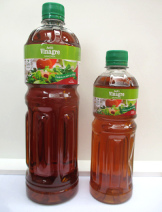 Apple cider vinegar combined with
                            sodium bicarbonate gives a kind of lemonade,
                            pH value rises in 1 day to pH7.3