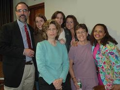 Dr.
                          D'Adamo with nurses in his clinic