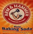 Baking soda of the company "Arm &
            Hammer"