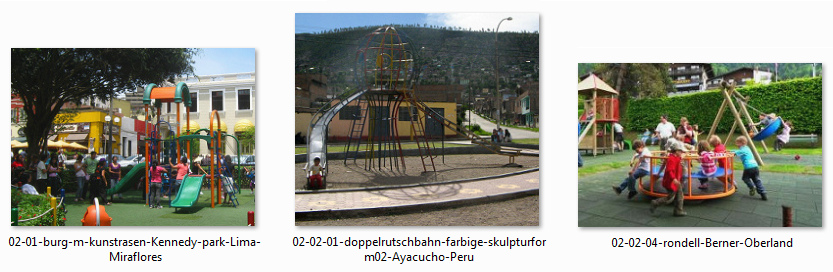 Llenarse de ox�geno en
                el parque infantil: Lima, Ayacucho, Oberland Bern�s