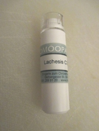 homeopathic globuli Lachesis C30