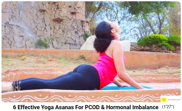 Hormonjoga f�r Frauen 03: Stemmen mit
                  zusammengezogenem R�cken