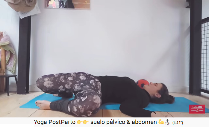 Ejercicio de relajaci�n: ambas piernas
                          est�n dobladas hacia la izquierda 01