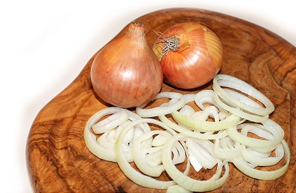 Onions have a basic alkaline
                              effect