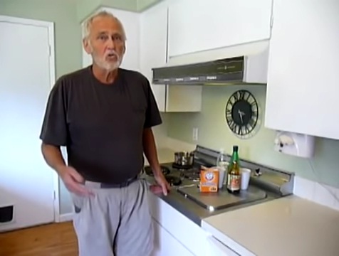 Vernon Johnston presenting
                                baking soda and sugar molasses in the
                                kitchen, video