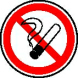Symbol Raucher raus!