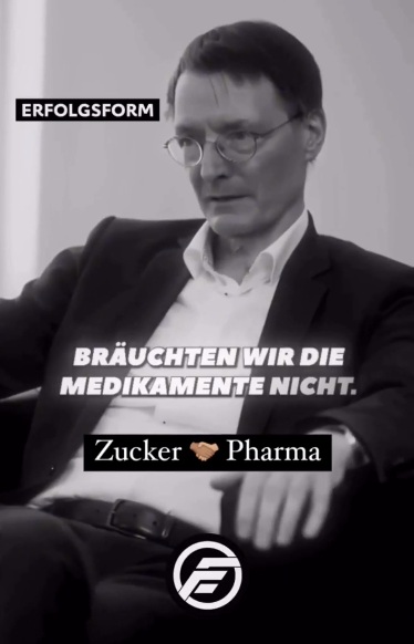 OHNE Zucker fallen viele Krankheiten weg am
              24.10.2024: Lauterbach hat's gesagt: W�rden wir auf den
              Zucker verzichten, dann br�uchten wir die Medikamente
              nicht