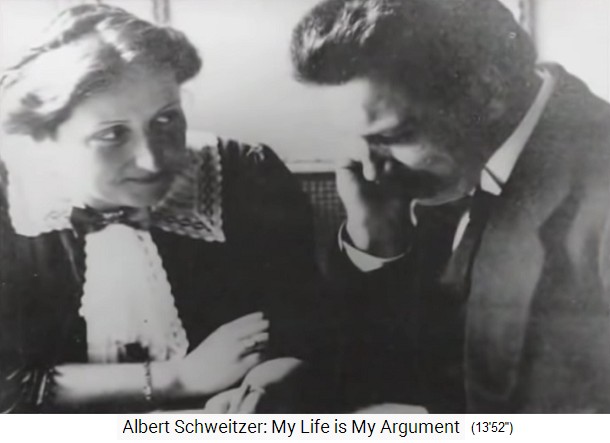 Albert und Helene Schweitzer 1912 / 1913