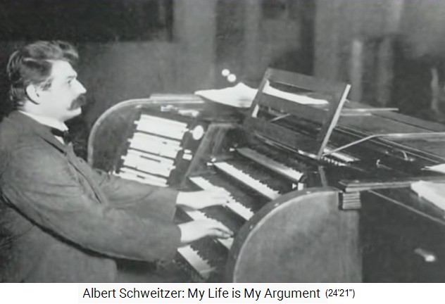 Albert Schweitzer,
                    Konzerttour mit Orgelkonzerten 1920er Jahre