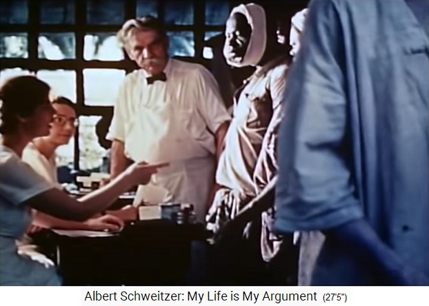 Das
                    Spitaldorf Lambarene behandelt w�hrend der Gefechte
                    von 1940 beide Seiten