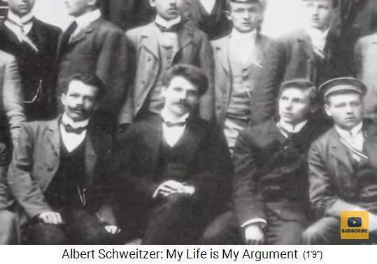 Albert Schweitzer ca. 30 Jahre alt