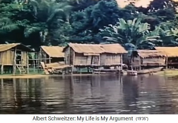 Gabun, das Dorf Ganga am Fluss Ogoou�