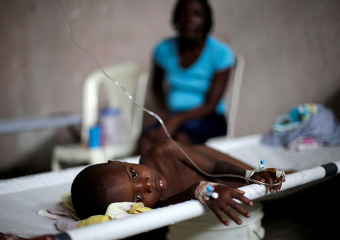 Cholera-Opfer in Nigeria, Afrika