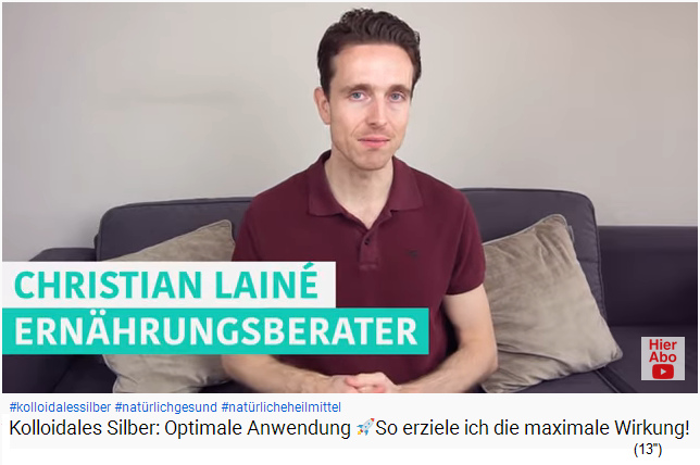 Ern�hrungsberater Christian Lain�