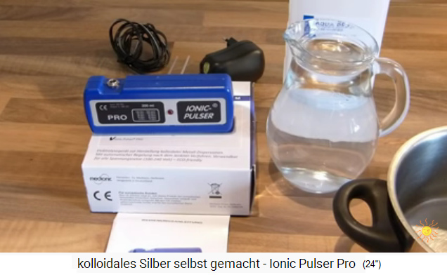 Das Ionisierungsger�t
                (Ionisierer) "Ionic Pulser Pro"