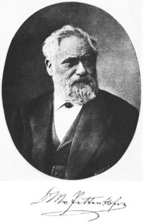 Max von
                                Pettenkofer, Portrait um 1880 mit
                                Vollbart