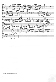 Bach: concert for violin a minor,
                              first part, violin tutti part (heavy
                              version, page 3)