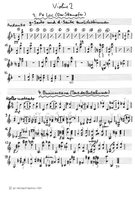 Bart�k-Sz�kely: Romanian folk dances,
                              violin tutti part (page 2): No. 3: The
                              heavy dancer (Pe Loc); No. 4: Dance of the
                              Butshum people (Buciumeana)