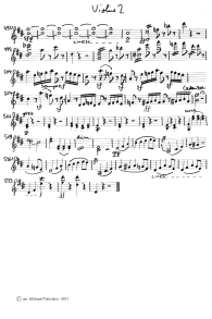 Beethoven: concert for violin, first
                              part, violin tutti part (page 6)
