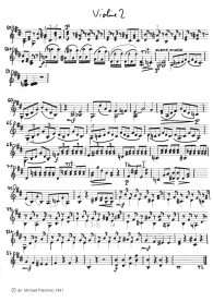 Rieding: concerto for violin in h
                                  minor, third part (Allegro moderato),
                                  violin tutti part (page 5)