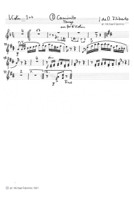Filiberto: Tango "Caminito"
                            ("Little walk"), Violin 3 and 4