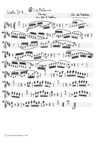 Vradier: Tango "La Paloma"
                          ("The pigeon"), violin 3 and 4