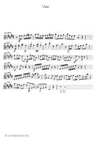 Bach: violin concert E major, first part
(Allegro), viola tutti part (page 2) Bach: violin concert E major, first part
(Allegro), viola tutti part (page 2)