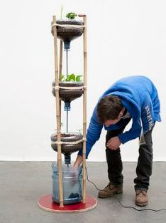 Turmgarten mit Schnurbew�sserung