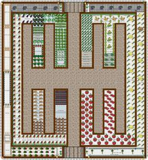 Bancales elevados:
                          rect�ngulos hasta hay 4 letras de M