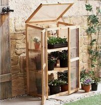 Mini-Treibhaus zum Setzlinge stapeln