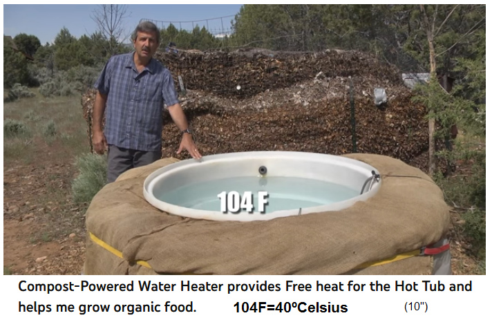 El agua de la ba�era tiene
                      104 grados Fahrenheit, eso son 40 grados Celsius -
                      tambi�n durante INVIERNO