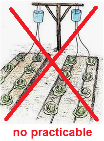 El riego por cuerdas en un
                    campo con una caldera alta NO ES PRACTICABLE porque
                    las calderas estar�n vac�as todo el tiempo y en el
                    sol las cuerdas se secar�n