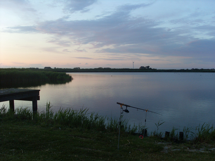 Angelteich auf der
                      Insel Pellworm (Schleswig-Holstein)