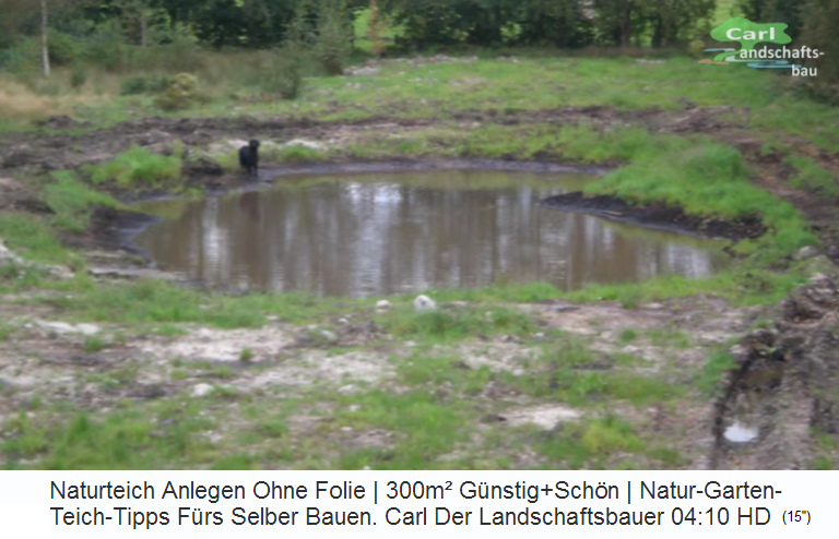 Wasserloch mit Schwankungen von bis zu 1m